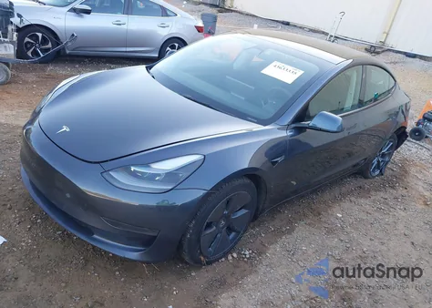 2022 Tesla Model 3 Rear-Wheel Drive from USA, damaged, VIN 5YJ3E1EA6NF314203